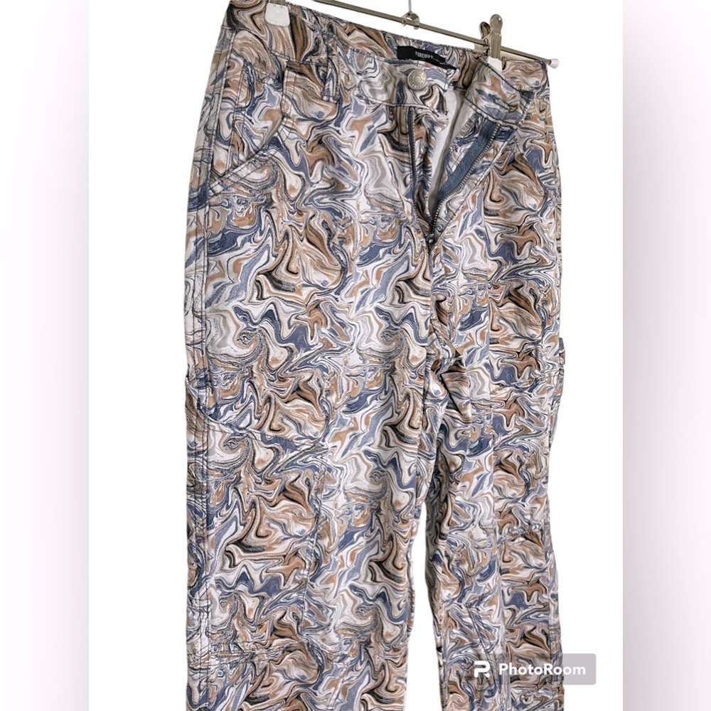 Marble Print Canvas Pants - Picture 6 of 6